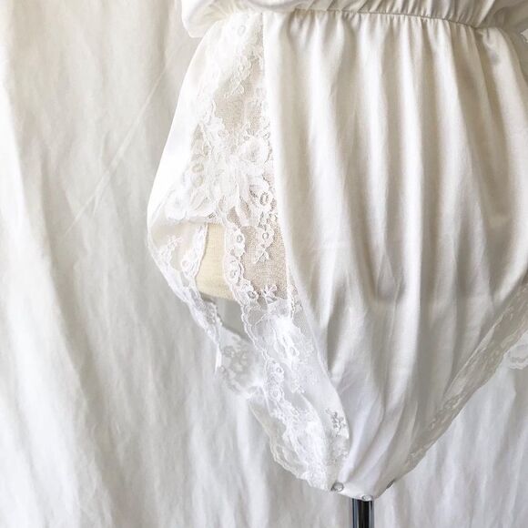 Vintage nylon lace teddy size M - Picture 4 of 10